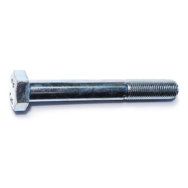 Midwest Fastener Class 8.8, M12-1.25 Hex Head Cap Screw, Zinc Plated Steel, 90 mm L, 10 PK 51366 - main